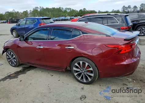 2016 Nissan Maxima 3.5 Sr z USA, uszkodzony, nr VIN 1N4AA6AP2GC438677